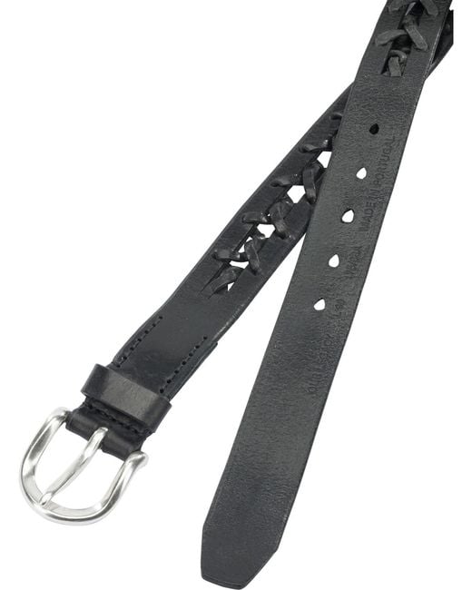 Our Legacy Black Belts for men
