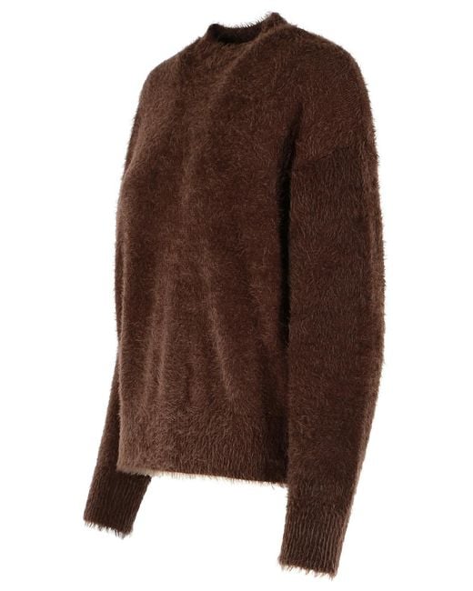 Moschino Brown Polyamide Sweater