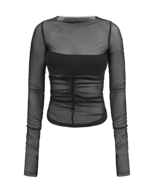 Rick Owens Black Tempio Bandeau Top