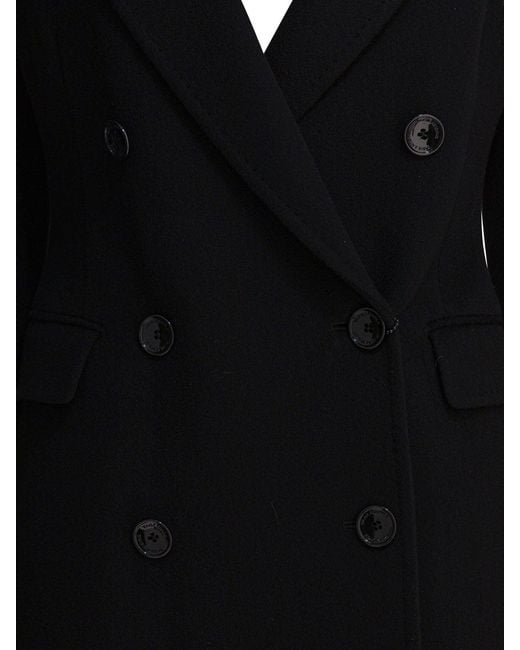 Tagliatore Black Cashmere Coat