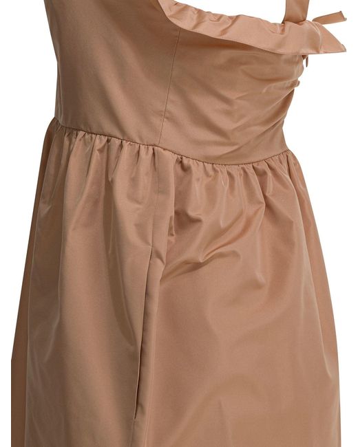 Chloé Brown Balloon Dress