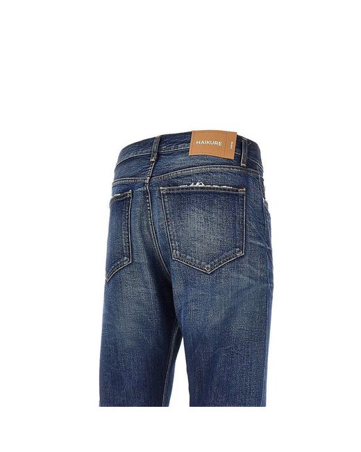 Haikure Blue 'Blake' Straight Fit Jeans for men