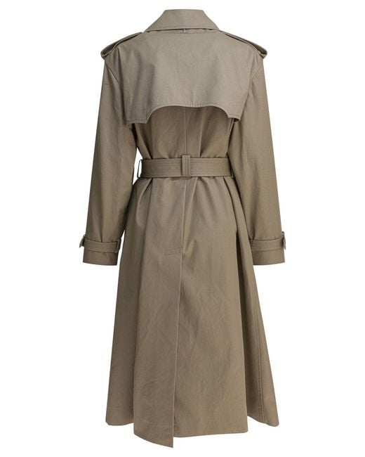 McQueen Natural Cotton Trench
