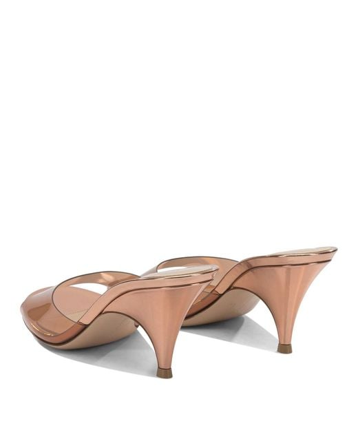 Gianvito Rossi Natural "Sofia 70 Mm" Mules
