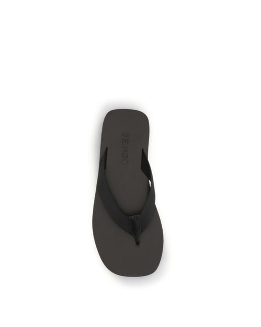 Senso White Xylon Ebony Sandals