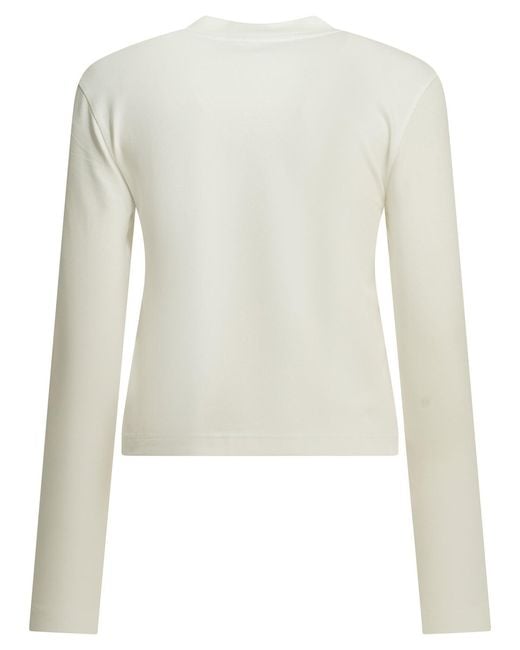 Jacquemus White "Gros Grain" Crew-Neck T-Shirt