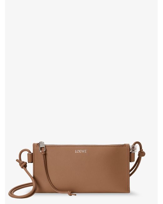 Loewe Brown Joya Leather Shoulder Bag