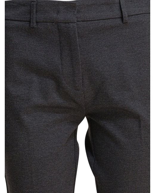 Semler Gray Viscose Pants Trousers