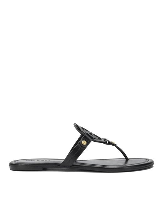 Tory Burch Black Leather Sandals
