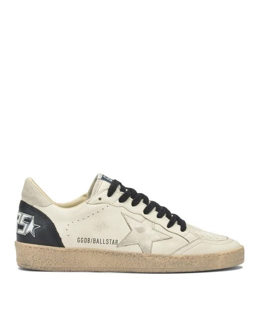 Golden Goose Deluxe Brand White "Ball Star Wishes" Sneakers