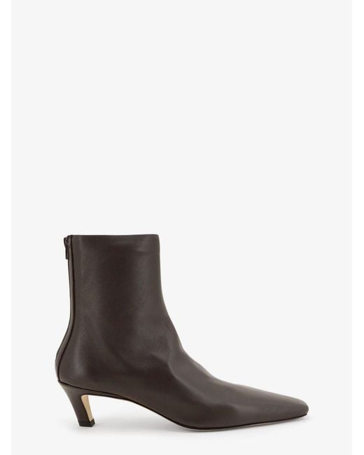 Totême White Leather Boots