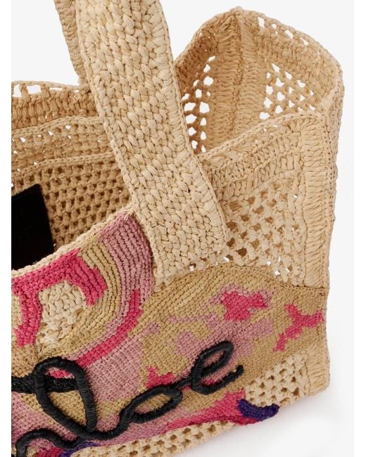 Chloé Natural East-West Summer Banana Raffia Shoulder Bag