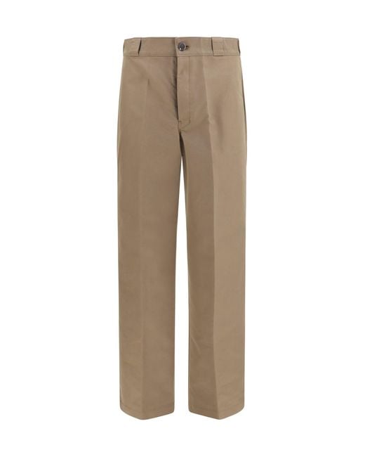 Prada Natural Technical Wide-Leg Pants for men