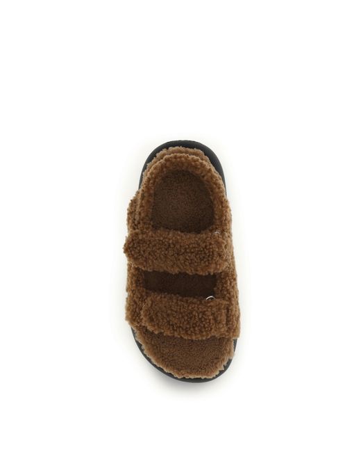 Moon Boot White The Fur-Lined Sandals