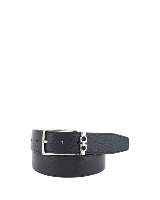 Ferragamo White Belts E Braces for men