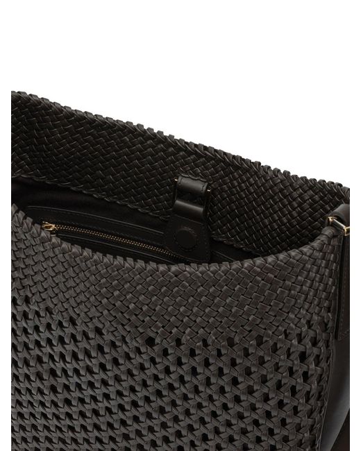 Ferragamo Black "Hobo Smile" Small Shoulder Bag