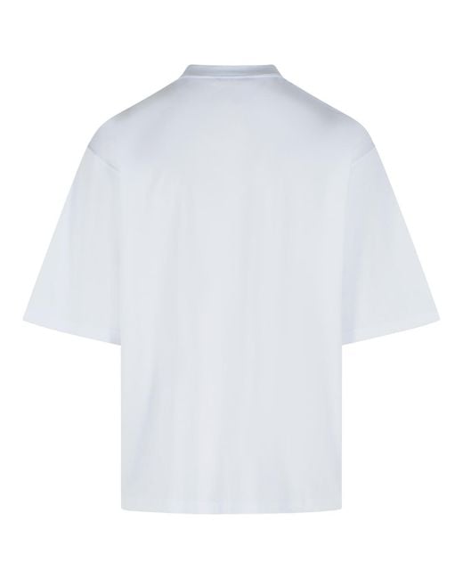 Marni White Cotton T-Shirt for men