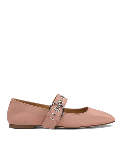 Aeyde Brown Uma Eyelet Mary Jane