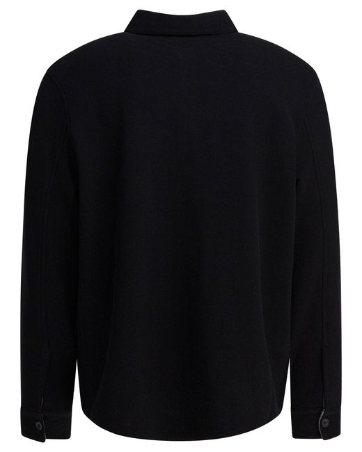 Vince Blue Cotton Overshirt Jacket for men