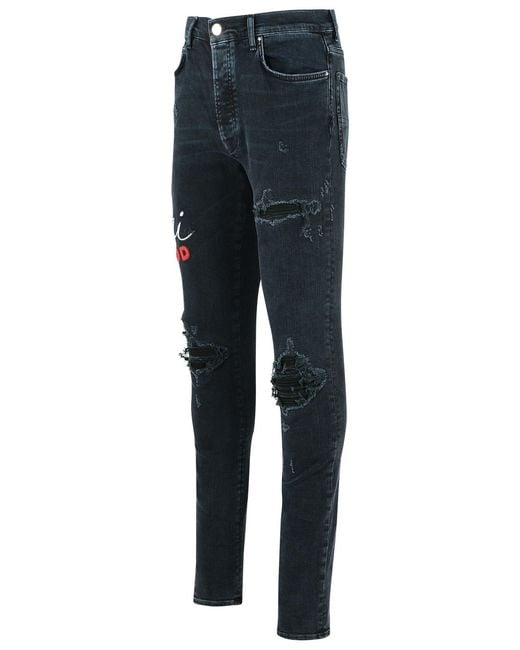 Amiri Blue Cotton Jeans for men