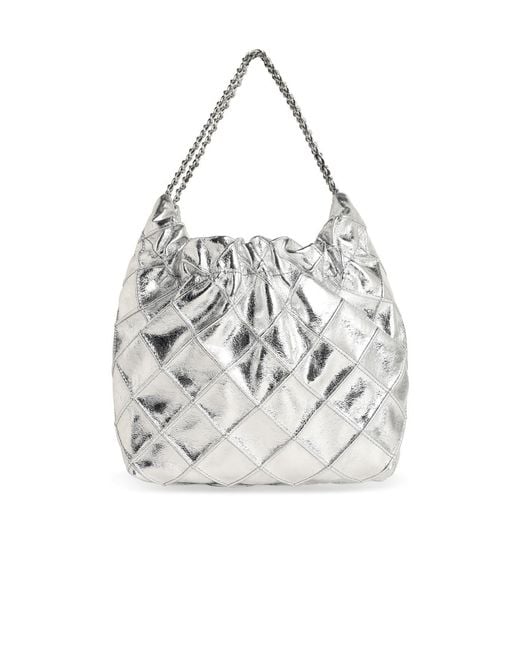 Tory Burch White 'Fleming' Mini Bag