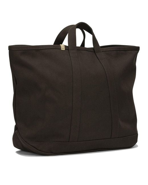 Visvim Black "Canvas Rime Tote L" Large Hand Bag for men