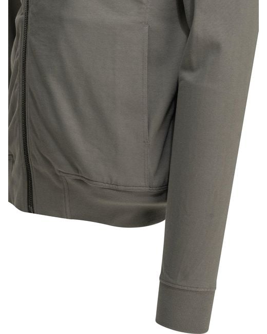 Rick Owens Gray "Bauhaus" Zippered Sweatshirt for men