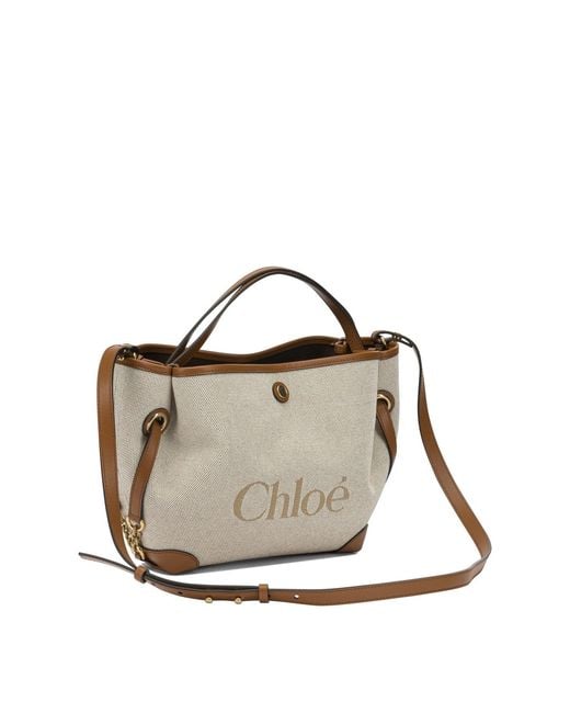 Chloé White "Clover" Medium Handbag
