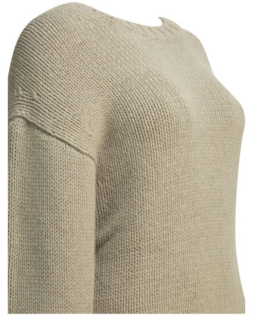 Khaite Natural Gemma Crew-Neck Sweater
