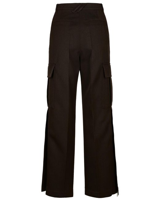 Burberry Black Wool Cargo Pants