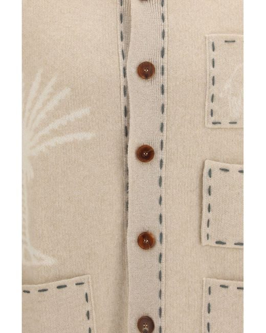 BAZISZT Natural Seeker Cashmere Cardigan for men