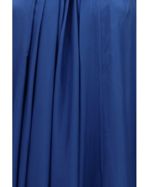 Zimmermann Blue Aster Pleated Pearl Dress