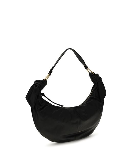 Coccinelle Black Shoulder Bag Furoshiki Leather