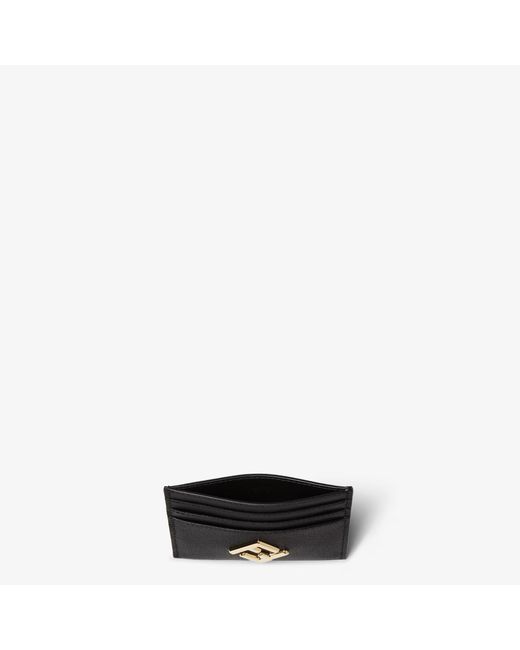 Fendi Black Diamonds Ff Card Holder