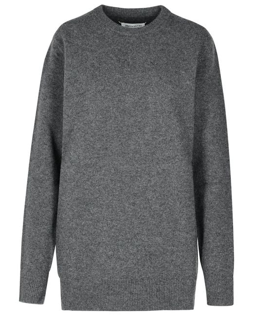 Maison Margiela Gray 'Over' Wool Sweater