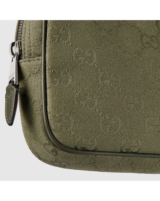 Gucci Green Gg Canvas Crossbody Bag for men
