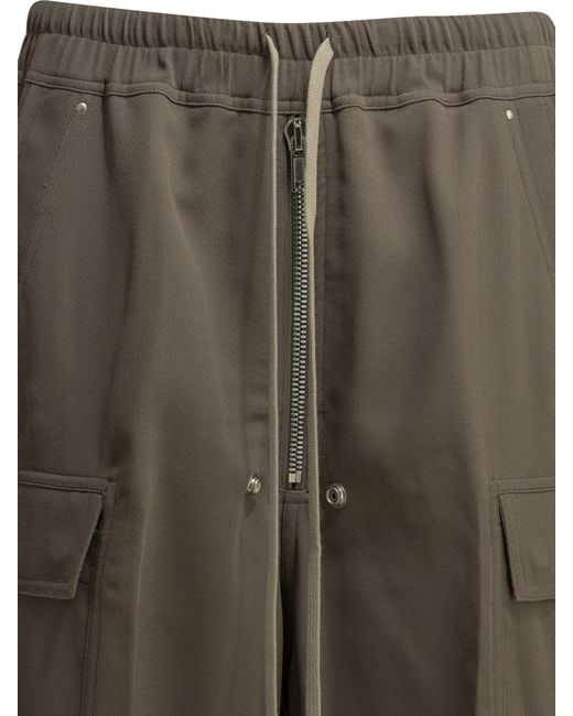 Rick Owens Gray "Belas" Cargo Pants