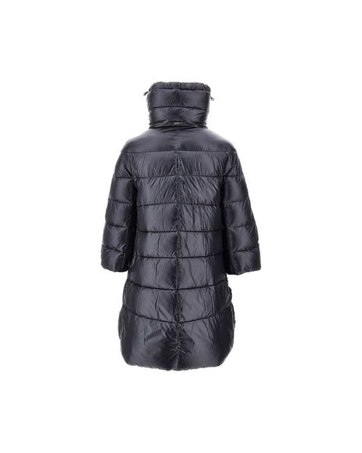 Herno Gray Ultralight Nylon 'Cleofe' Down Hacket
