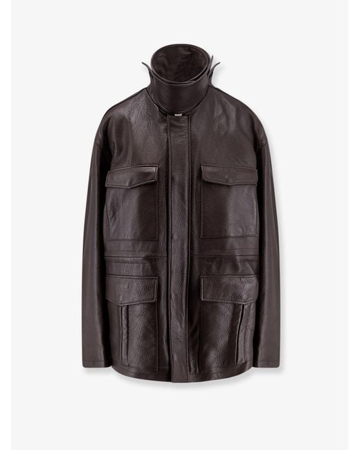 TONYWACK Brown Leather Jacket