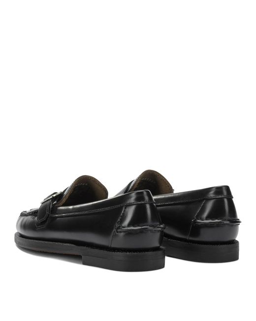 Sebago Black Leather Loafers