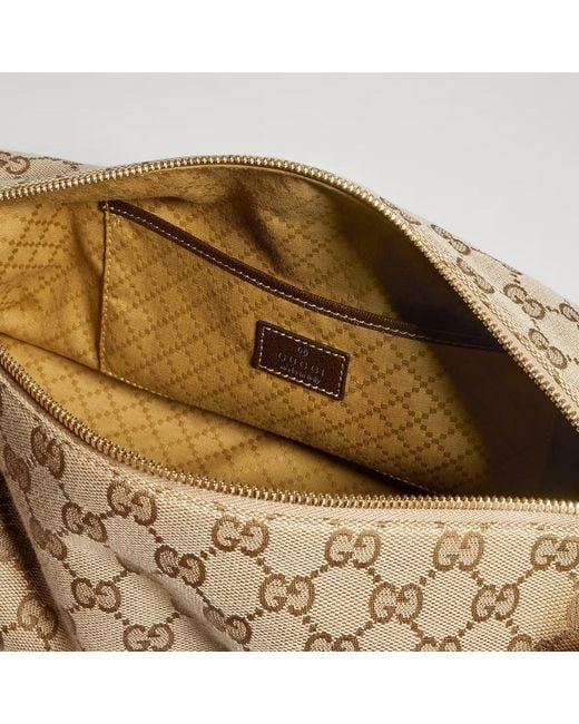 Gucci Natural Half Horsebit Medium Shoulder Bag