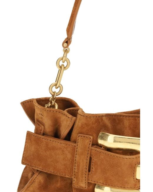 Balmain Brown Anthem Mini Bag