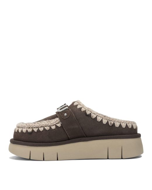 Mou Brown Loafers & Slippers
