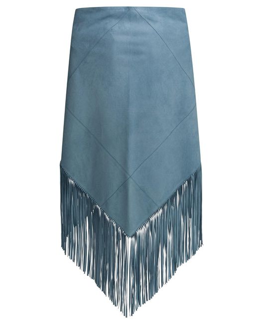 FURLING BY GIANI Blue Scarves & Silk Scarves