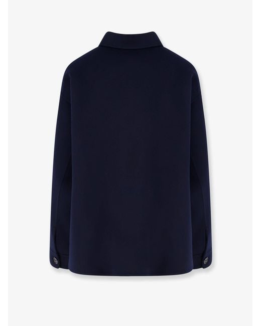 Aspesi Blue Wool Jacket
