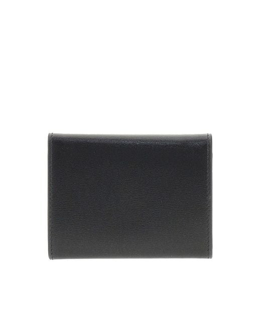 Jil Sander Black Leather Mini Wallet