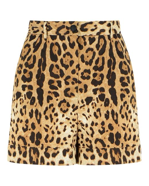 Women's Natural 'Leo' Cotton Shorts
