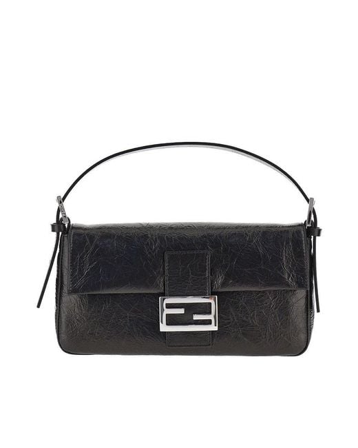 Fendi Black 'Baguette 26424' Bag