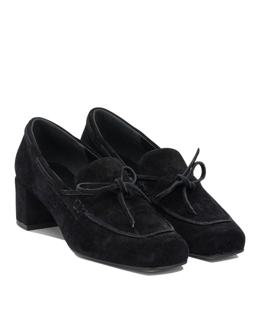 Aeyde Black Loafers & Slippers