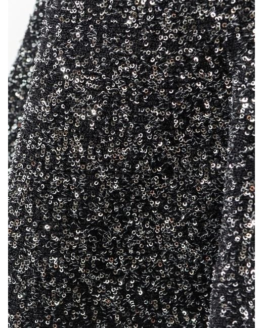 Dior Gray Sequin Godet Skirt